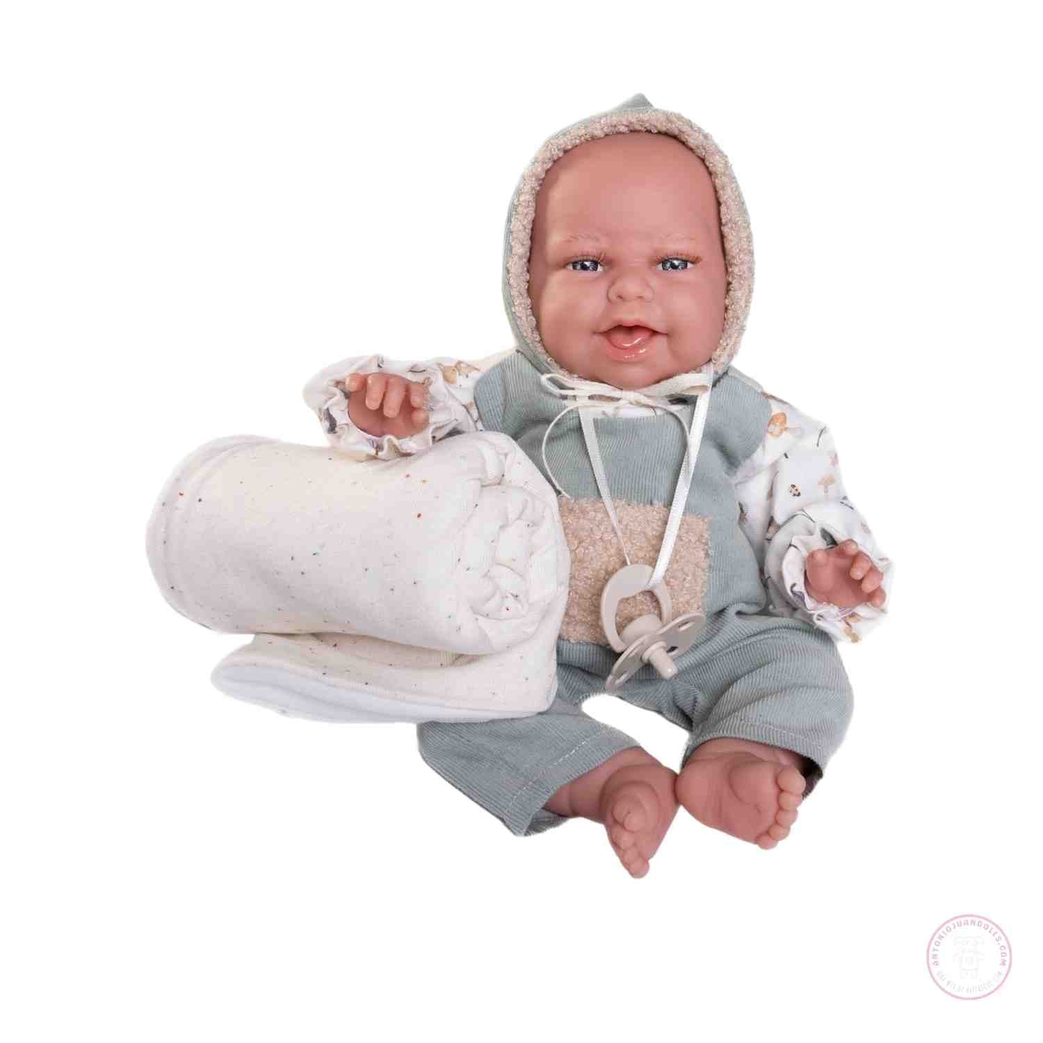 muÑeca clara con mantita  ( muñecas antonio juan - 70404)