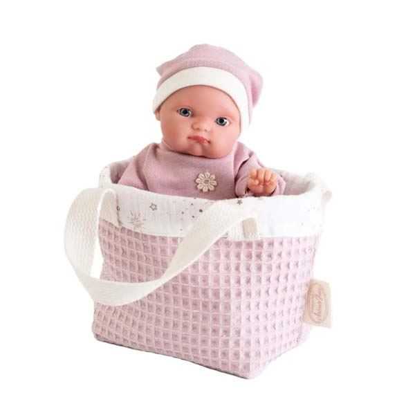 muÑeca mufly 21 cm con bolsito de paseo (muñecas antonio juan - 85212)