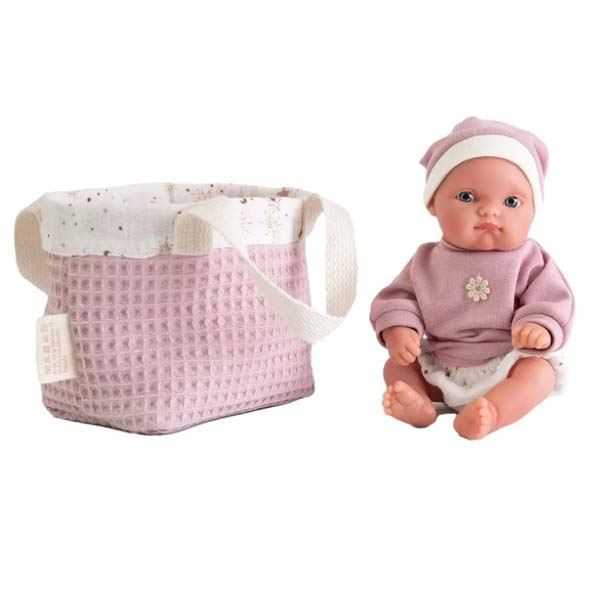 muÑeca mufly 21 cm con bolsito de paseo (muñecas antonio juan - 85212)