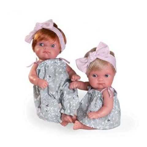 muÑecas mufly 21 cm con vestidos de colores (muñecas antonio juan - 85313)