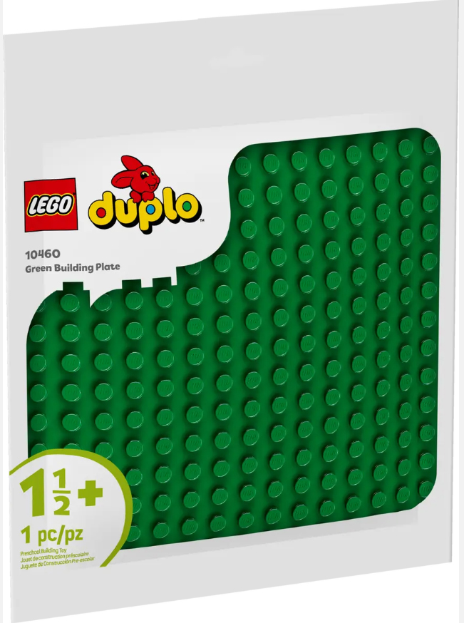 lego duplo base de construccion verde (10460)