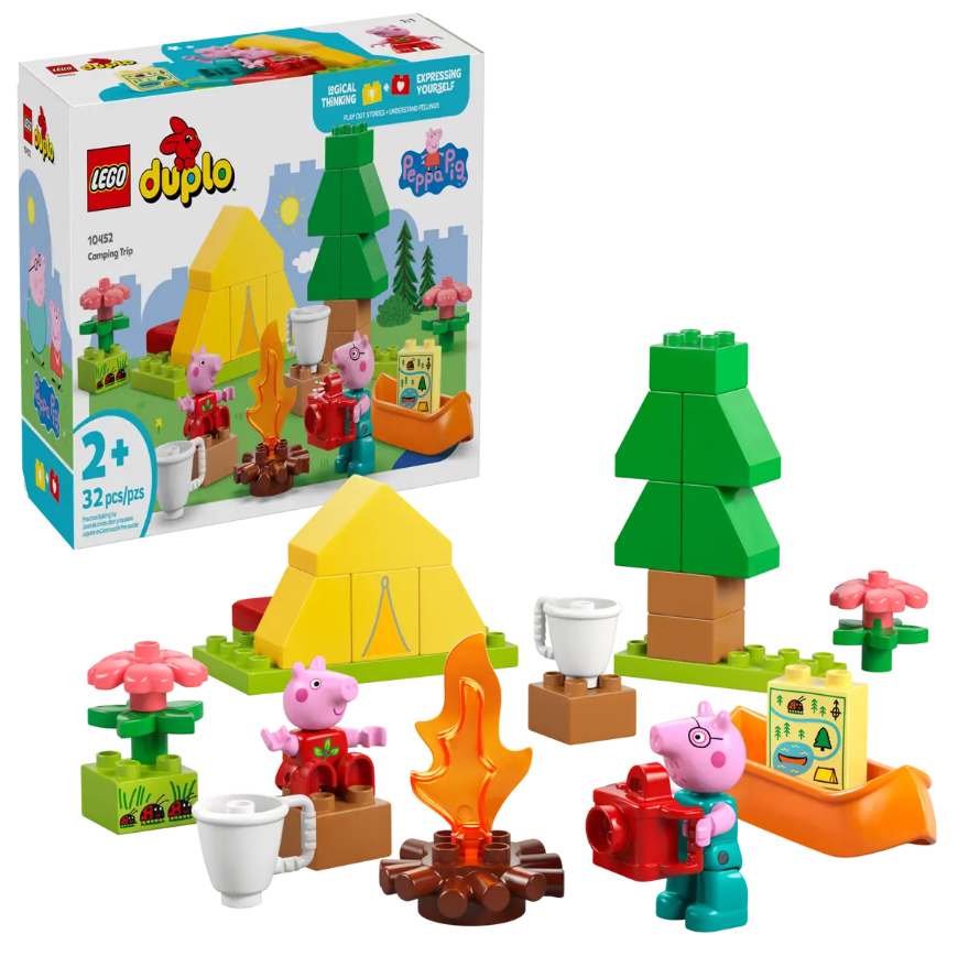 lego duplo peppa pig excursion campestre (10452)