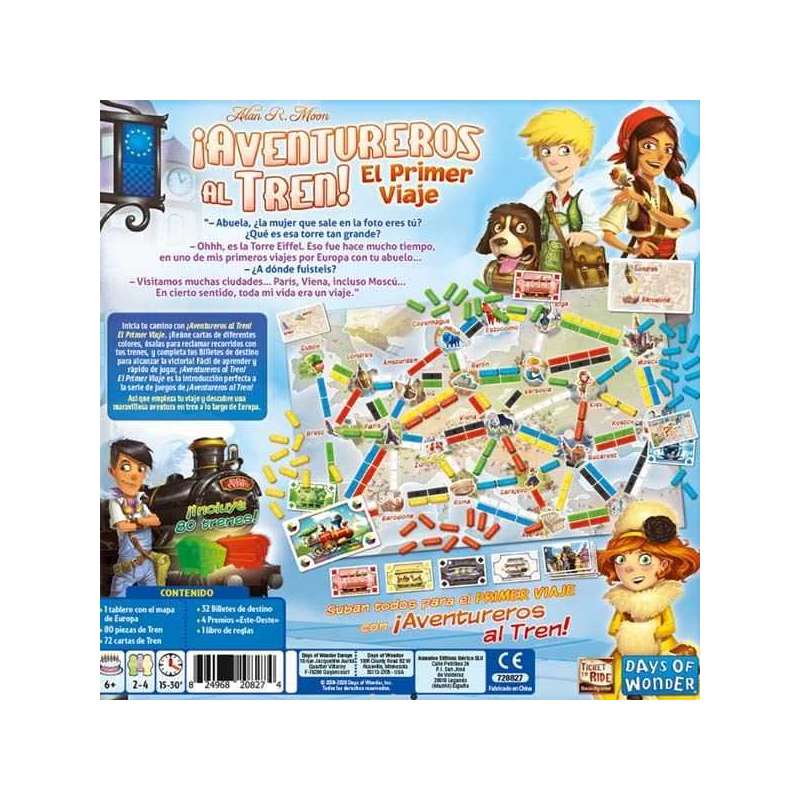 ¡aventureros al tren! el primer viaje (asmodee - dw720827) ¡aventureros al tren! el primer viaje (asmodee - dw720827)