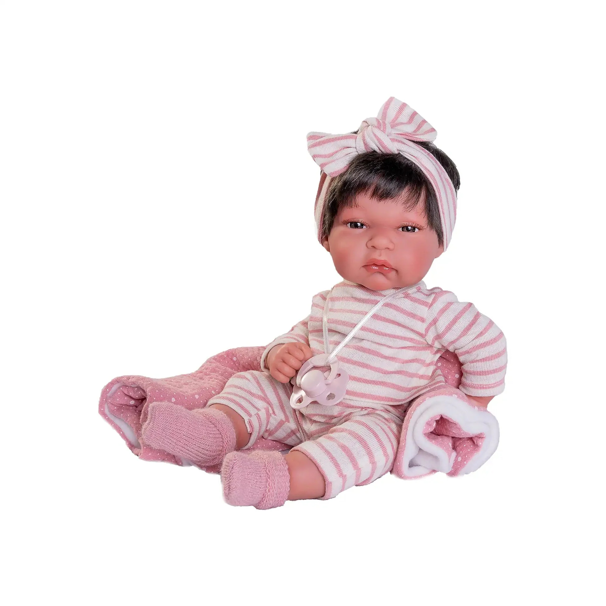 muÑeca baby toneta con mantita y lazo (muñecas antonio juan - 60146)