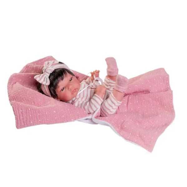 muÑeca baby toneta con mantita y lazo (muñecas antonio juan - 60146)