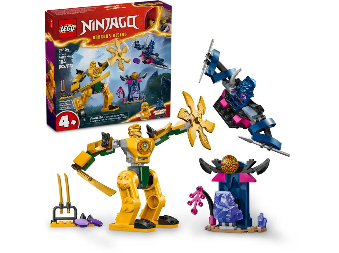 lego ninjago meca de combate de arin