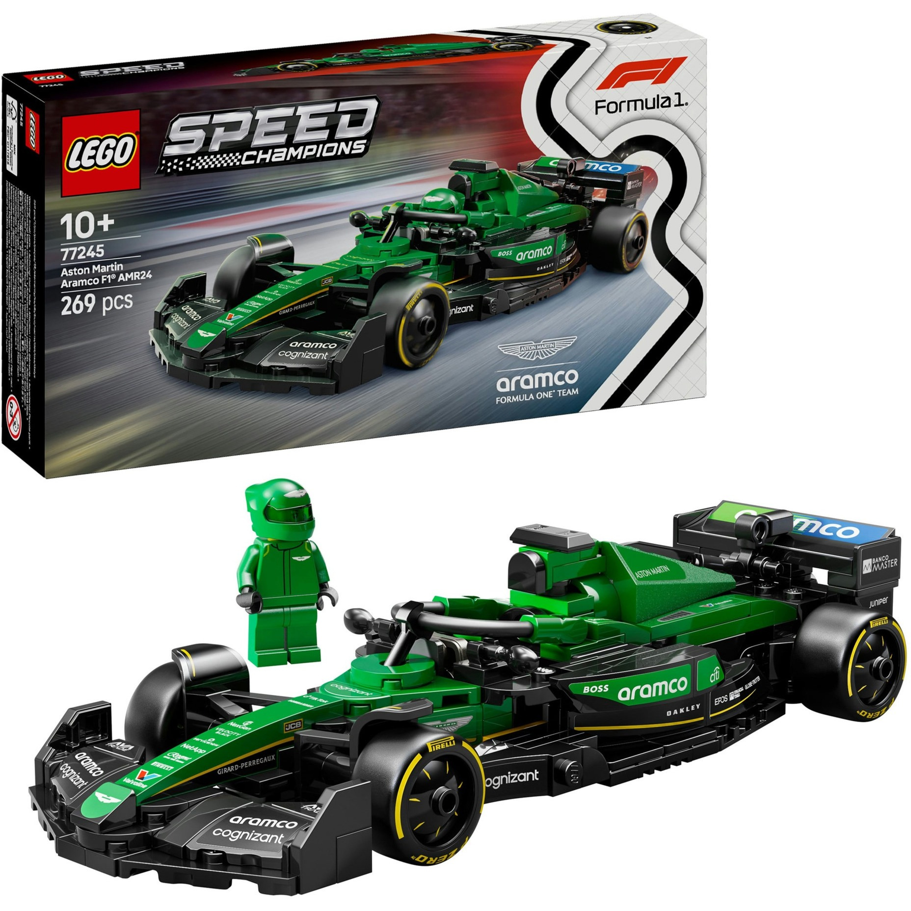 lego speed champions coche aston martin aramco f1 (77245)