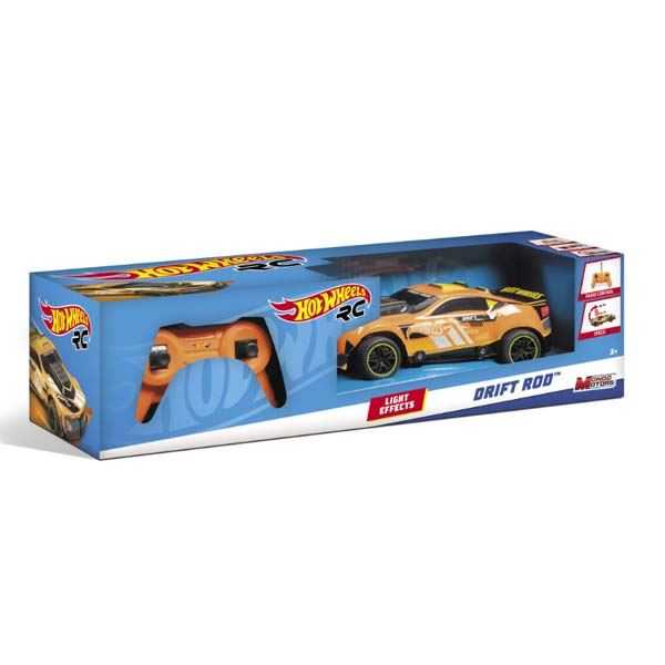 hot wheels coche r/c 1:24 drift rod (mondo - 63255)