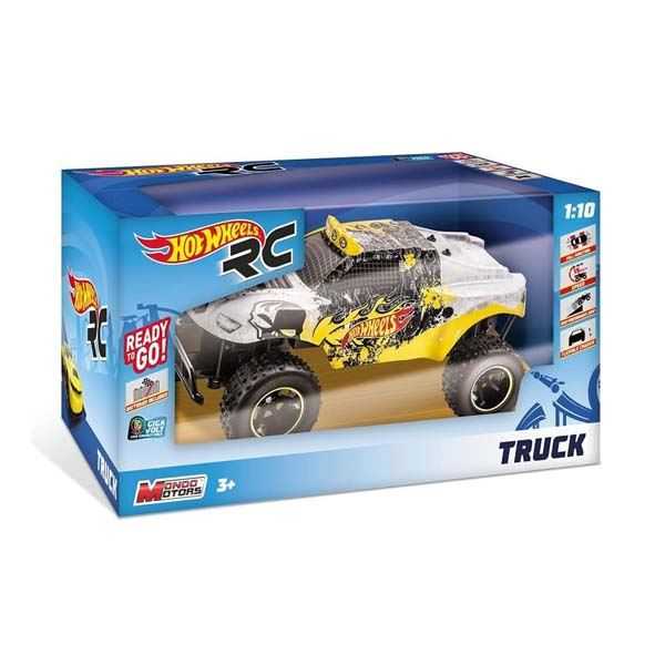 hot wheels coche r/c 1:24 rock monster surtidos (mondo- 63339)