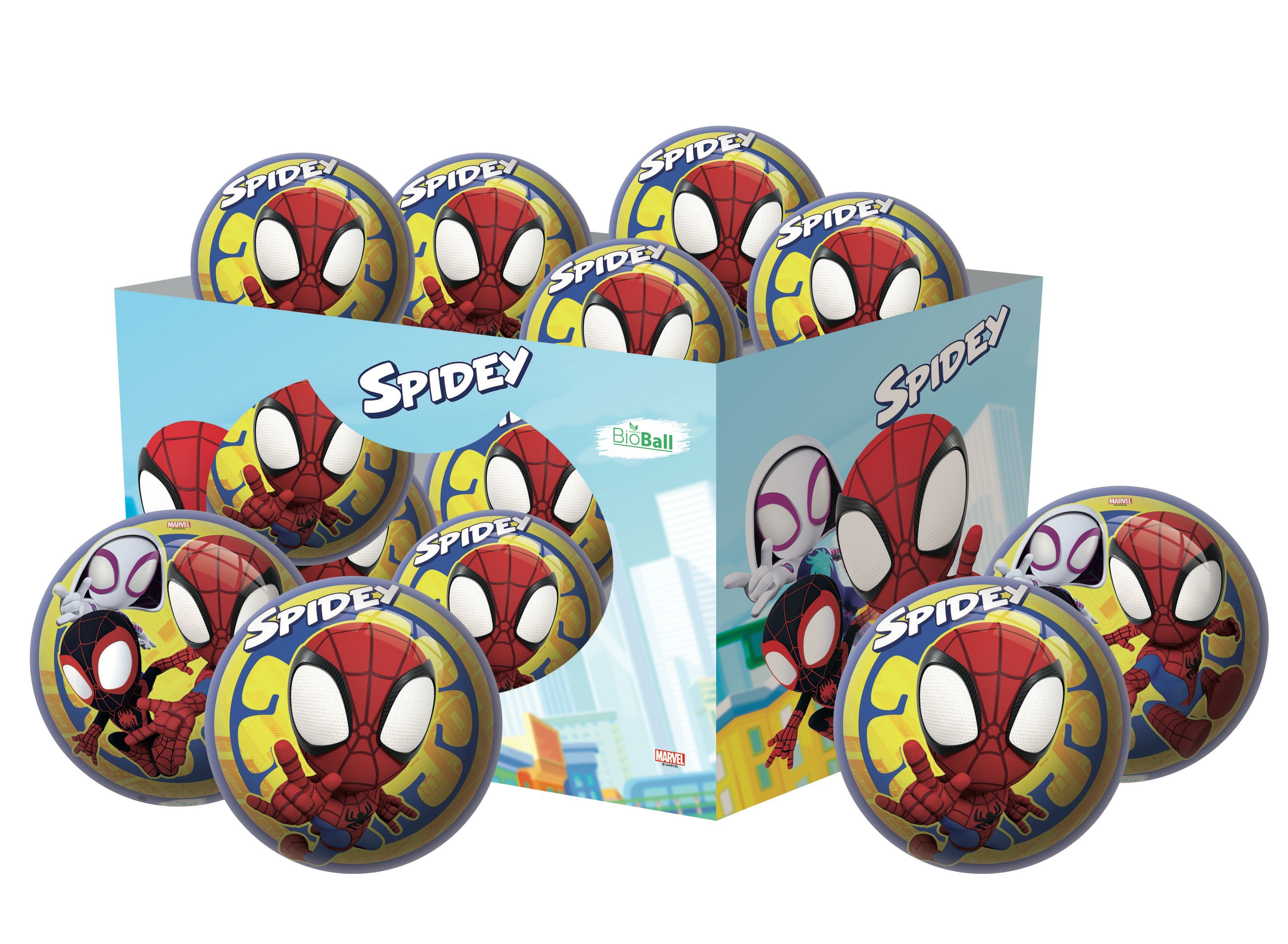 pelota 140 mm. spidey amazing friends (unice toys - 5904)