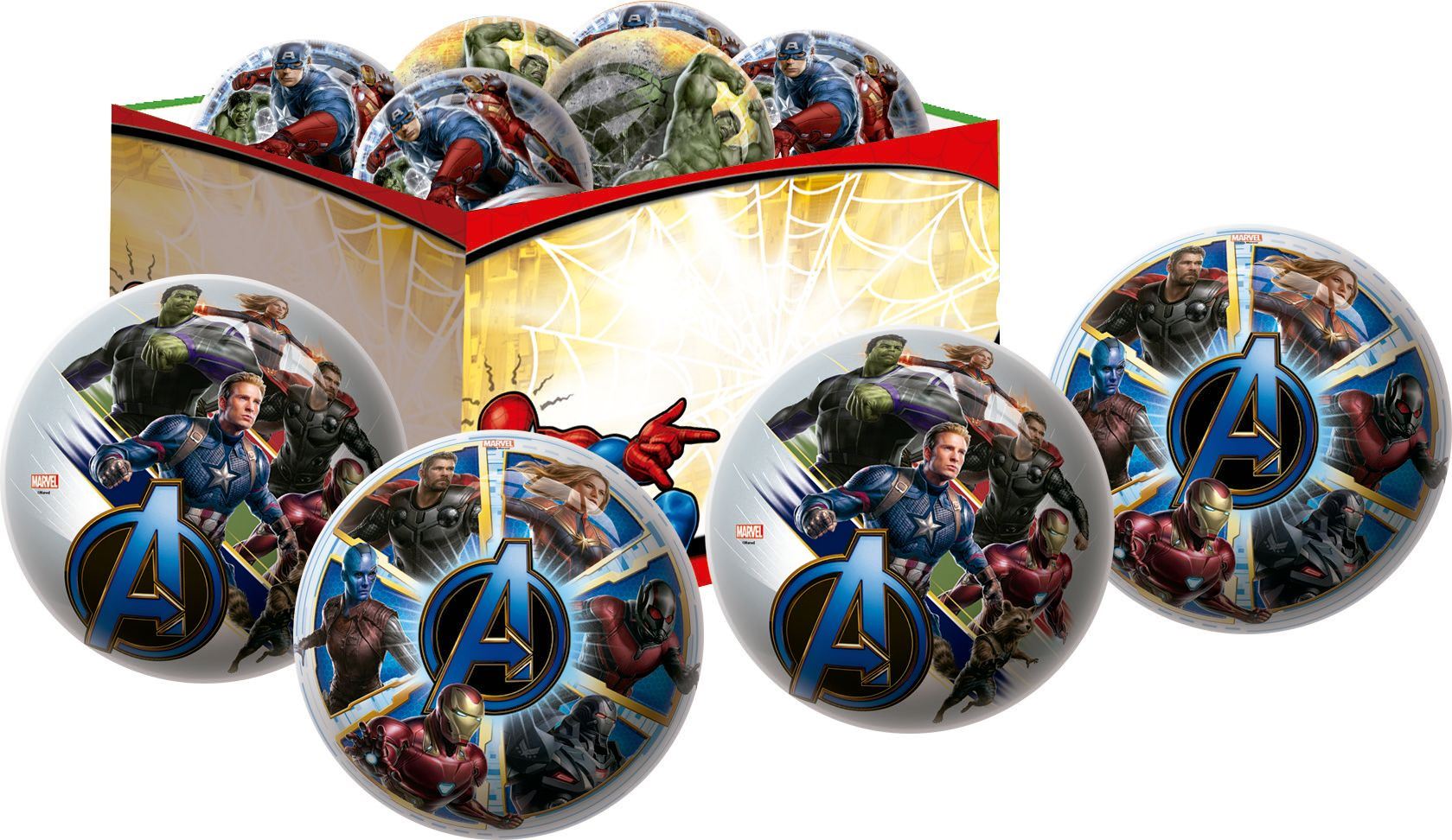 pelota 140 mm. the avengers (unice toys - 5487)
