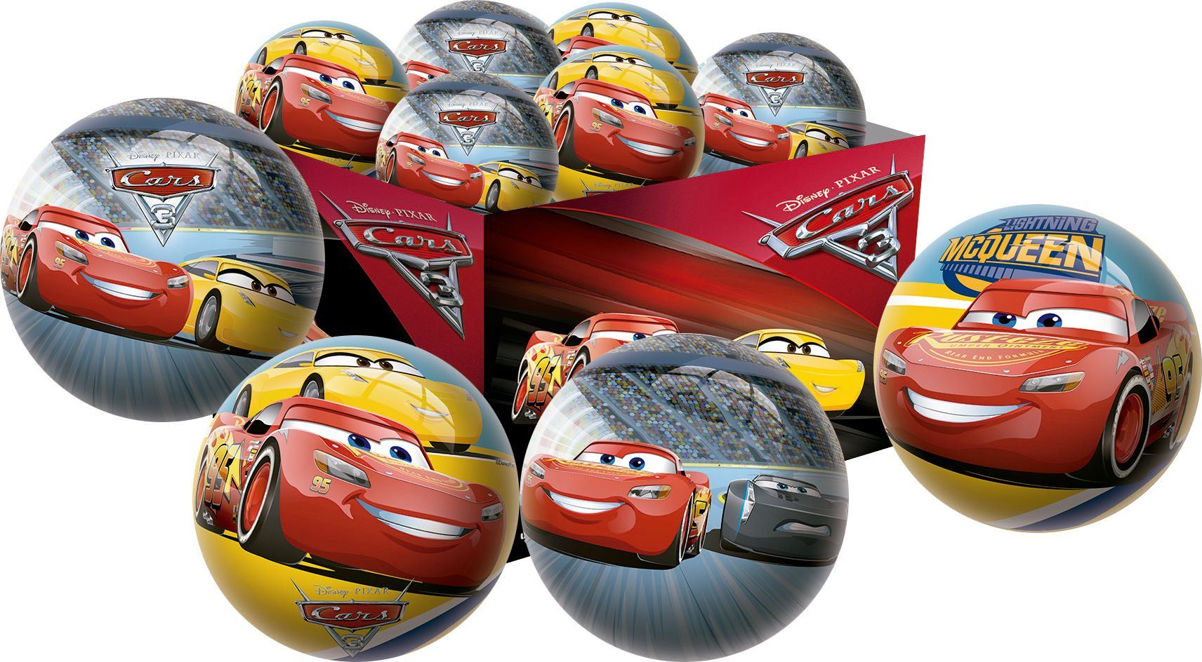 pelota 140 mm. cars 3 disney (unice toys - 5441)