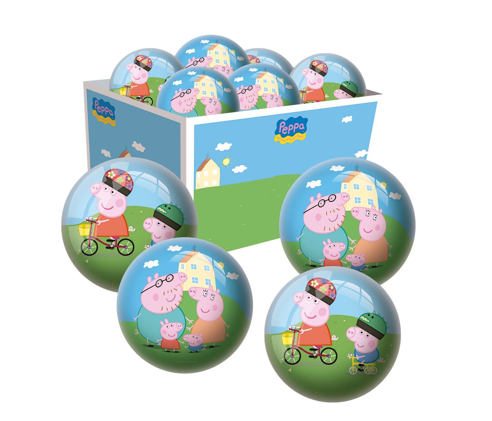 pelota 140 mm. peppa pig (unice toys - 5947)