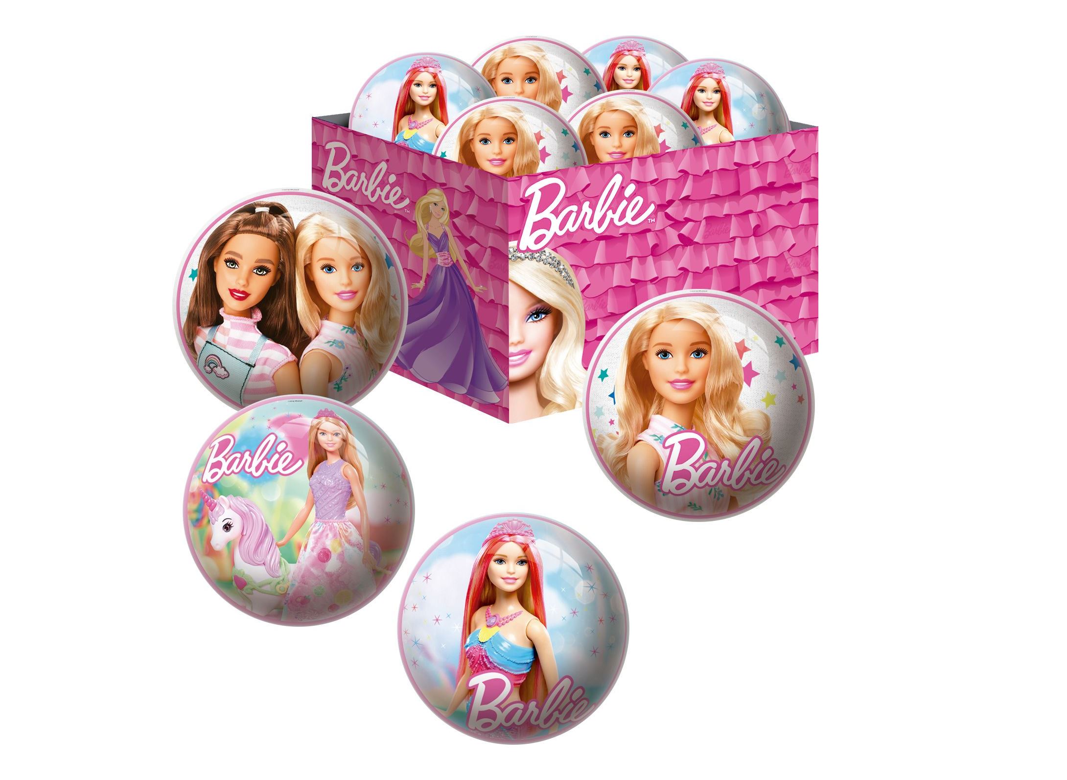 pelota 140 mm. barbie (unice toys - 5472)