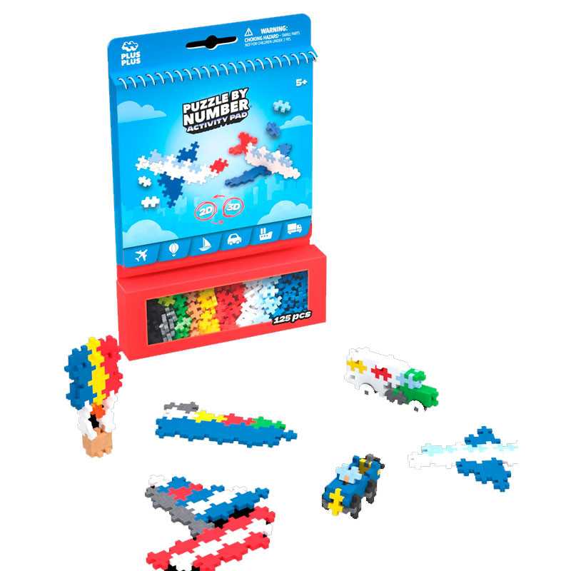 plus plus activity pad transporte 125 piezas