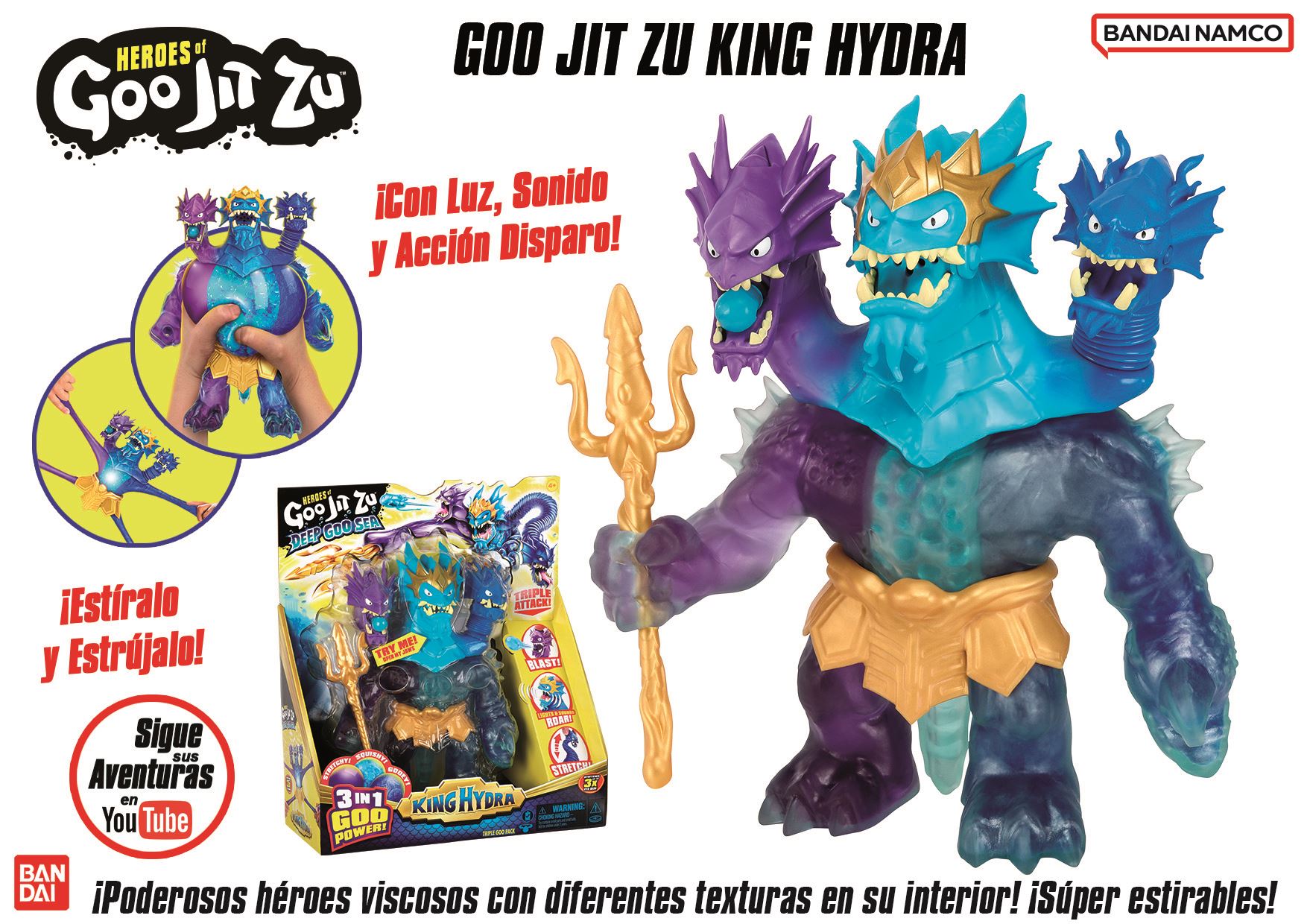 goo jit zu king hydra ( bandai - co99999 )