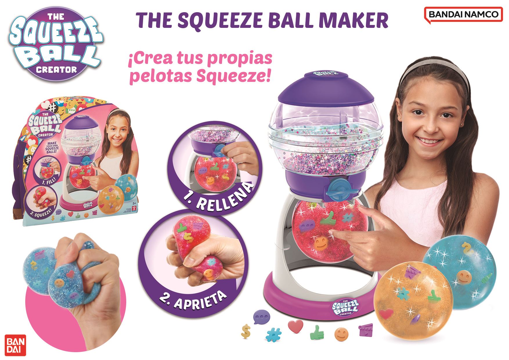 the squeeze ball maker ( bandai - co07715)