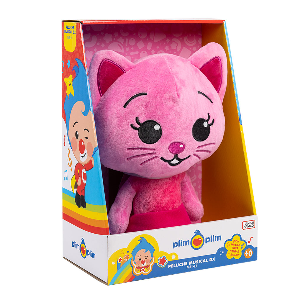 peluche musical dx mei-li plim plim (bandai- pl85010)