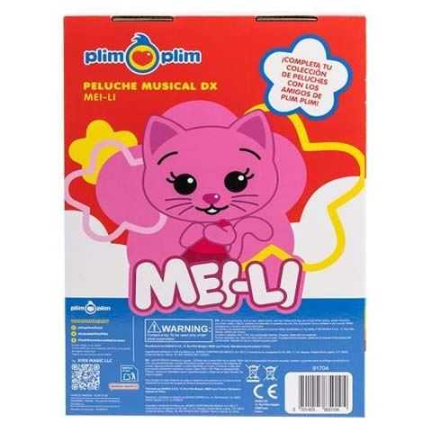 peluche musical dx mei-li plim plim (bandai- pl85010)