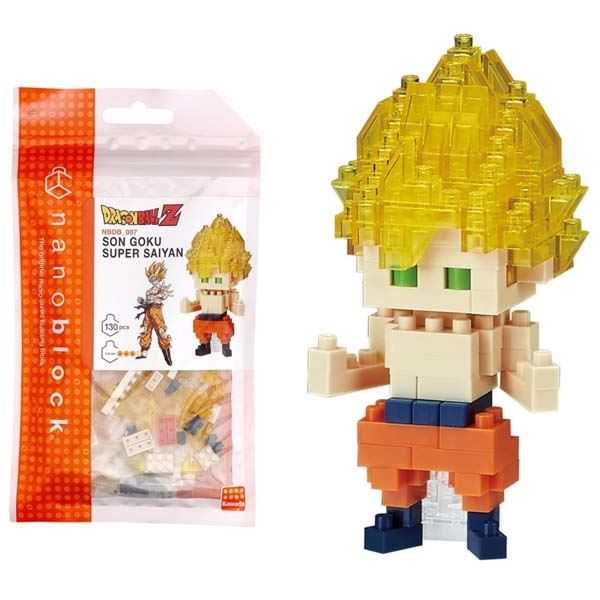 nanoblock goku super saiyan (bandai - nbdb007)