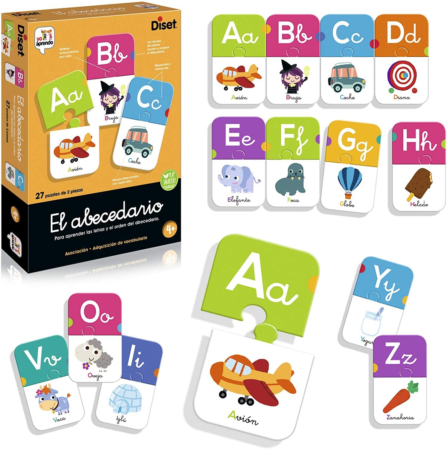 aprendo el abecedario (diset - 68963)