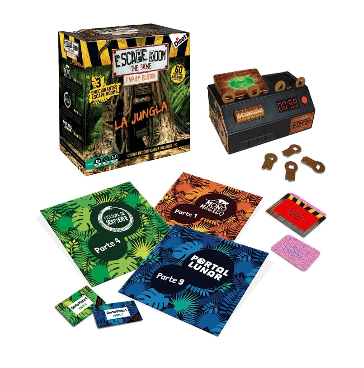 escape room edicion familia la jungla   (diset - 62331)
