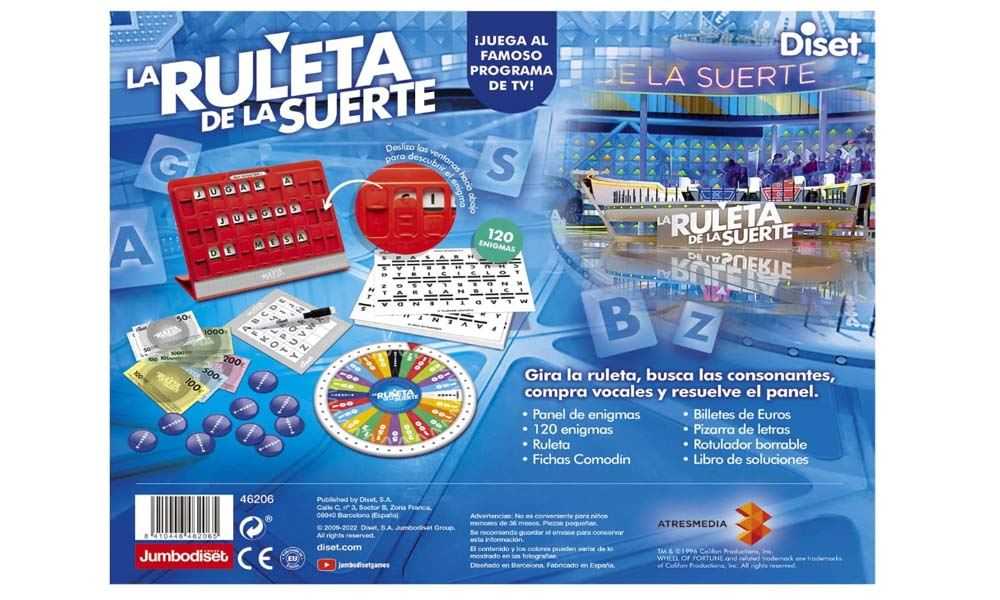 la ruleta de la suerte nuevo (diset - 46206)