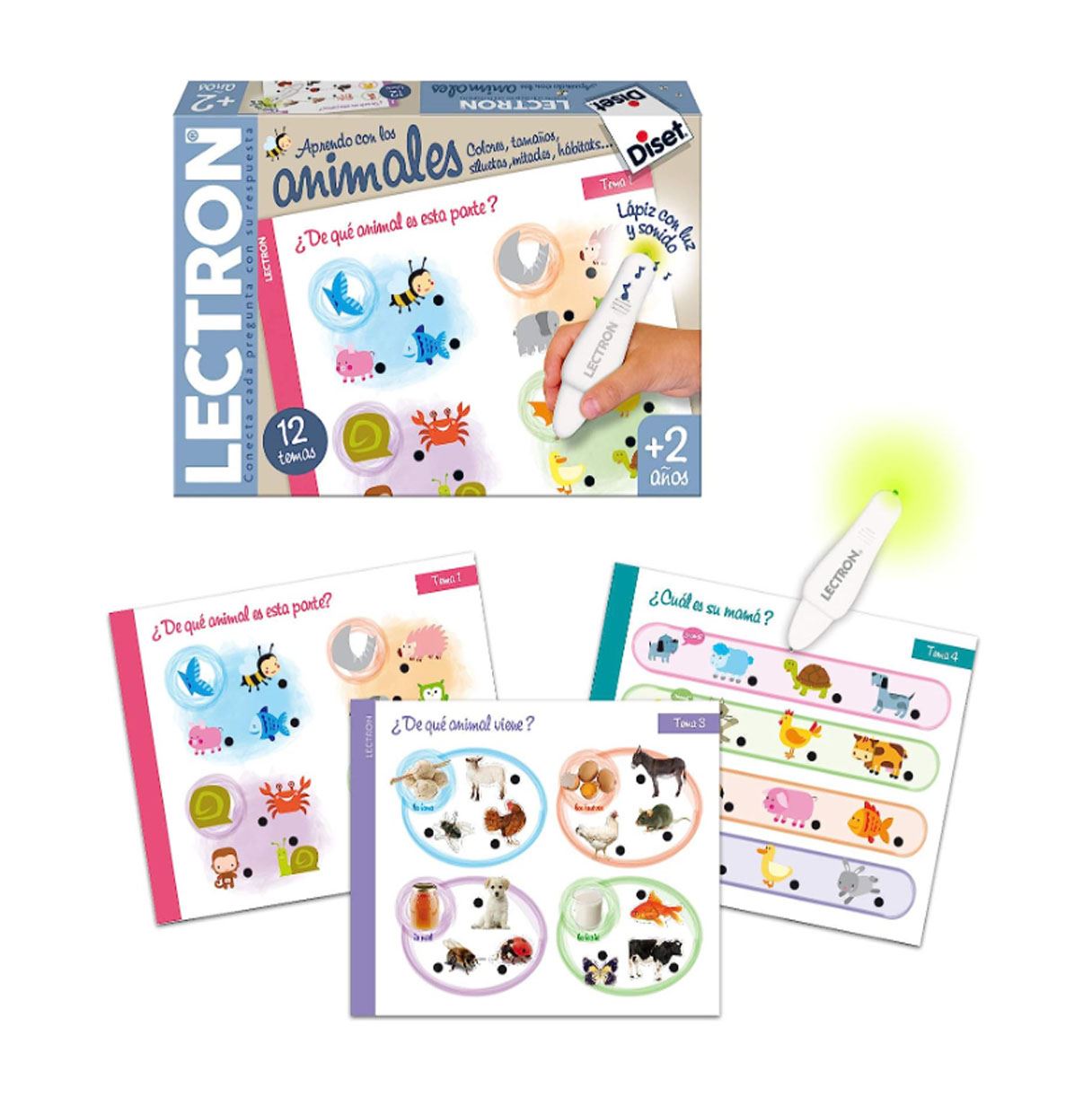lectron lapiz baby animales (diset - 64884)