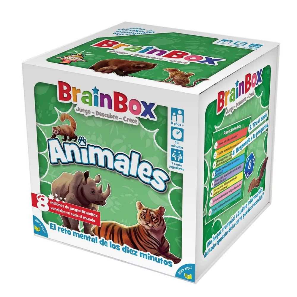 brainbox animales (asmodee - tgg13403)