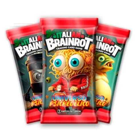brainrot sobre 7 cartas coleccionables (funky box - 11800)