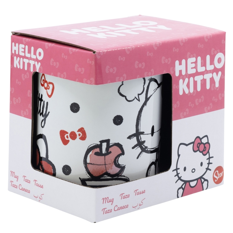 stor taza ceramica 325 ml en caja hello kitty (stor - 75358)