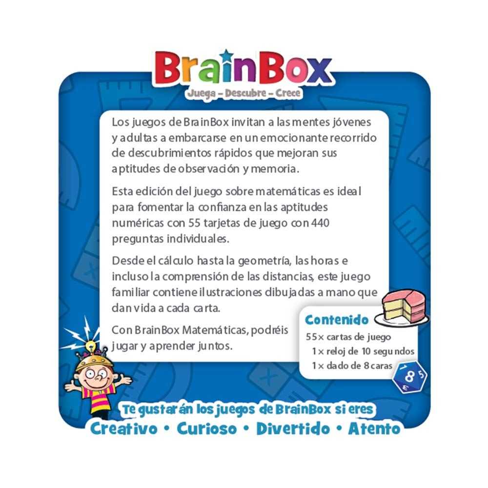 brainbox matematicas ( asmodee - g123418)