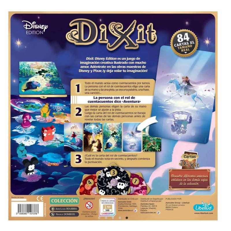 dixit disney ( asmodee - libdixdis01ml2) dixit disney ( asmodee - libdixdis01ml2)