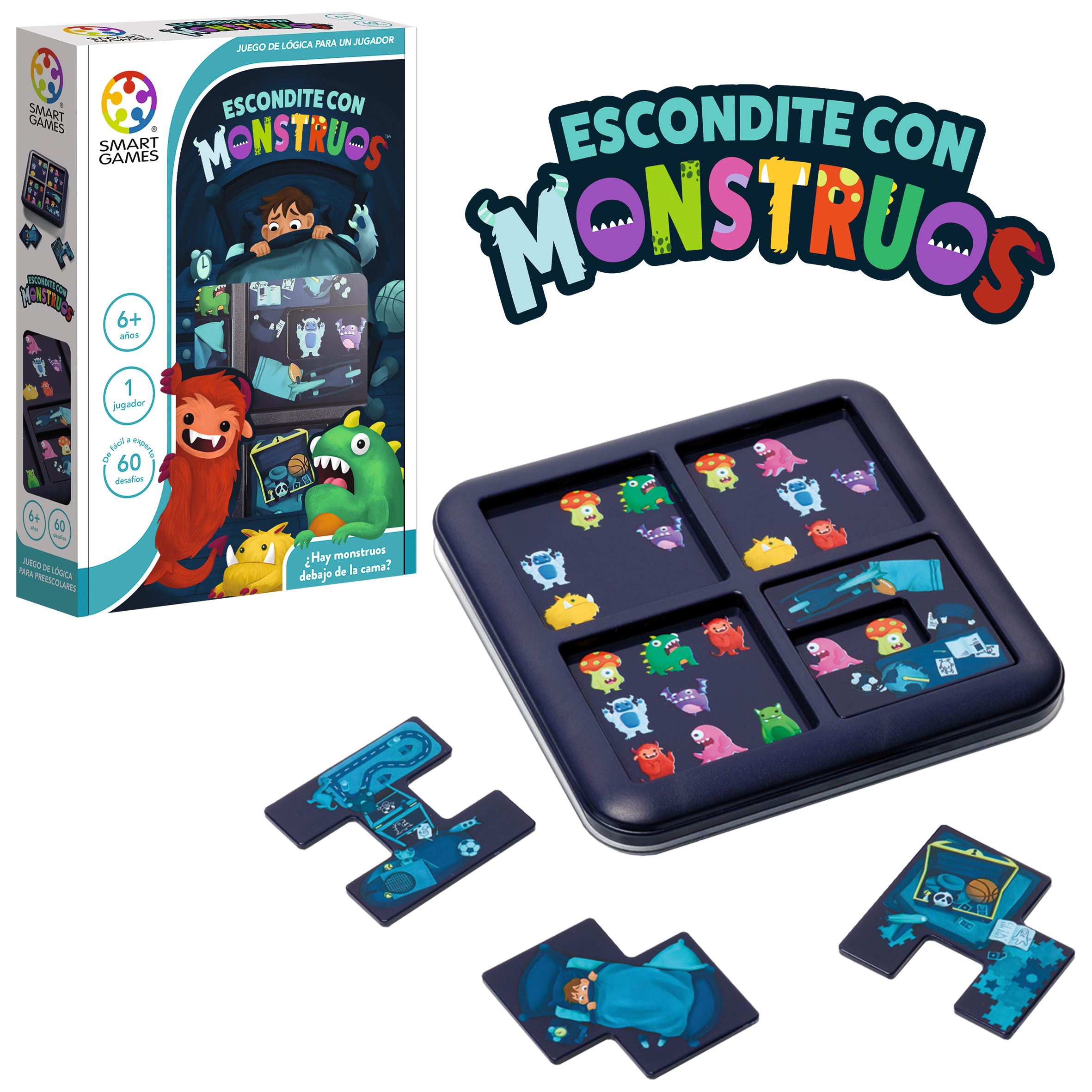 smart games escondite con monstruos (ludilo- sg480es)