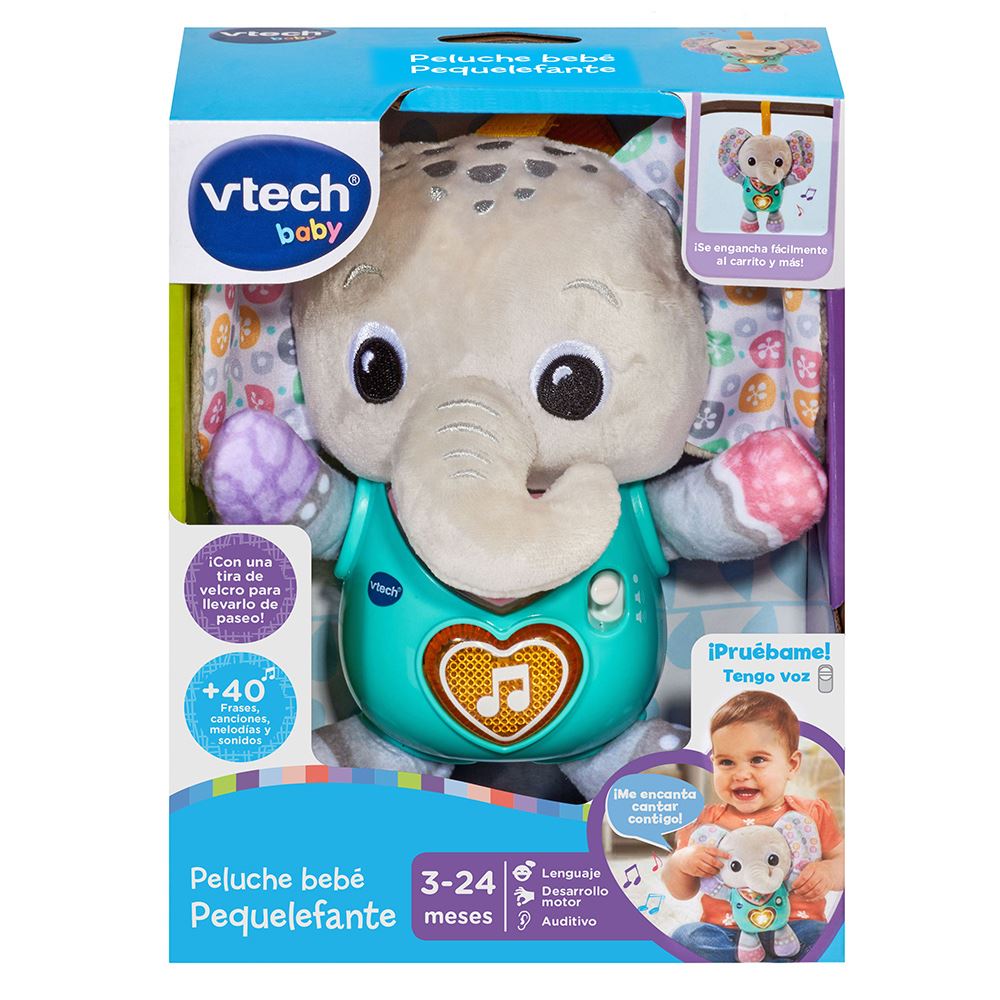 vtech peluche bebe pequelefante (vtech - 566722)