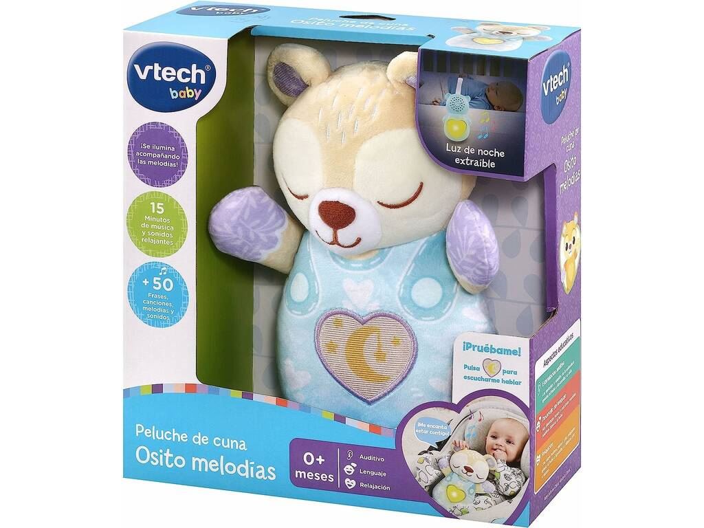 vtech peluche de cuna osito melodia ( vtech - 539822)