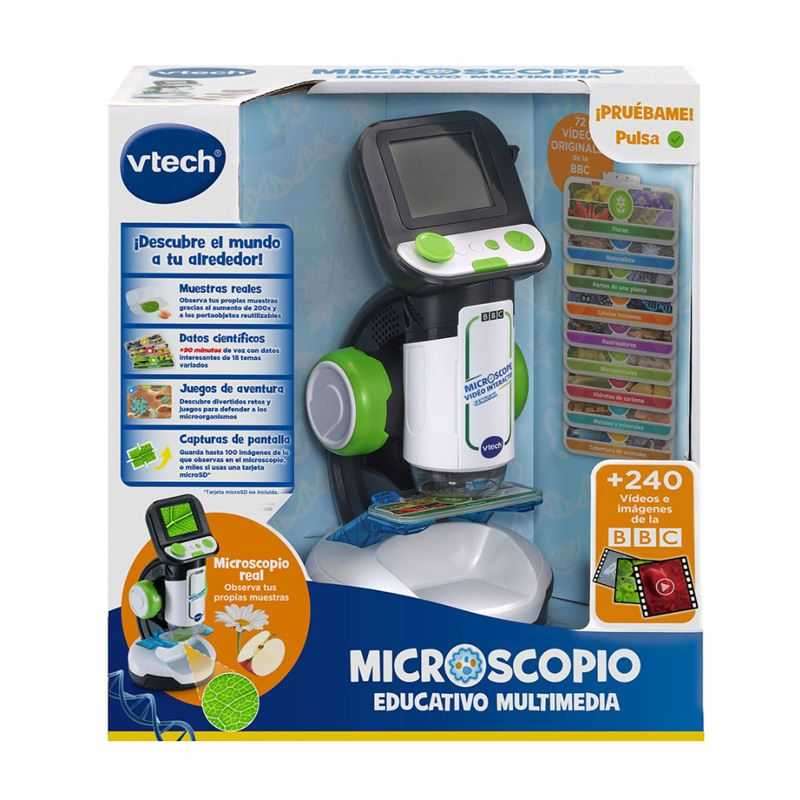 vtech microscopio educativo multimedia (vtech - 616122)