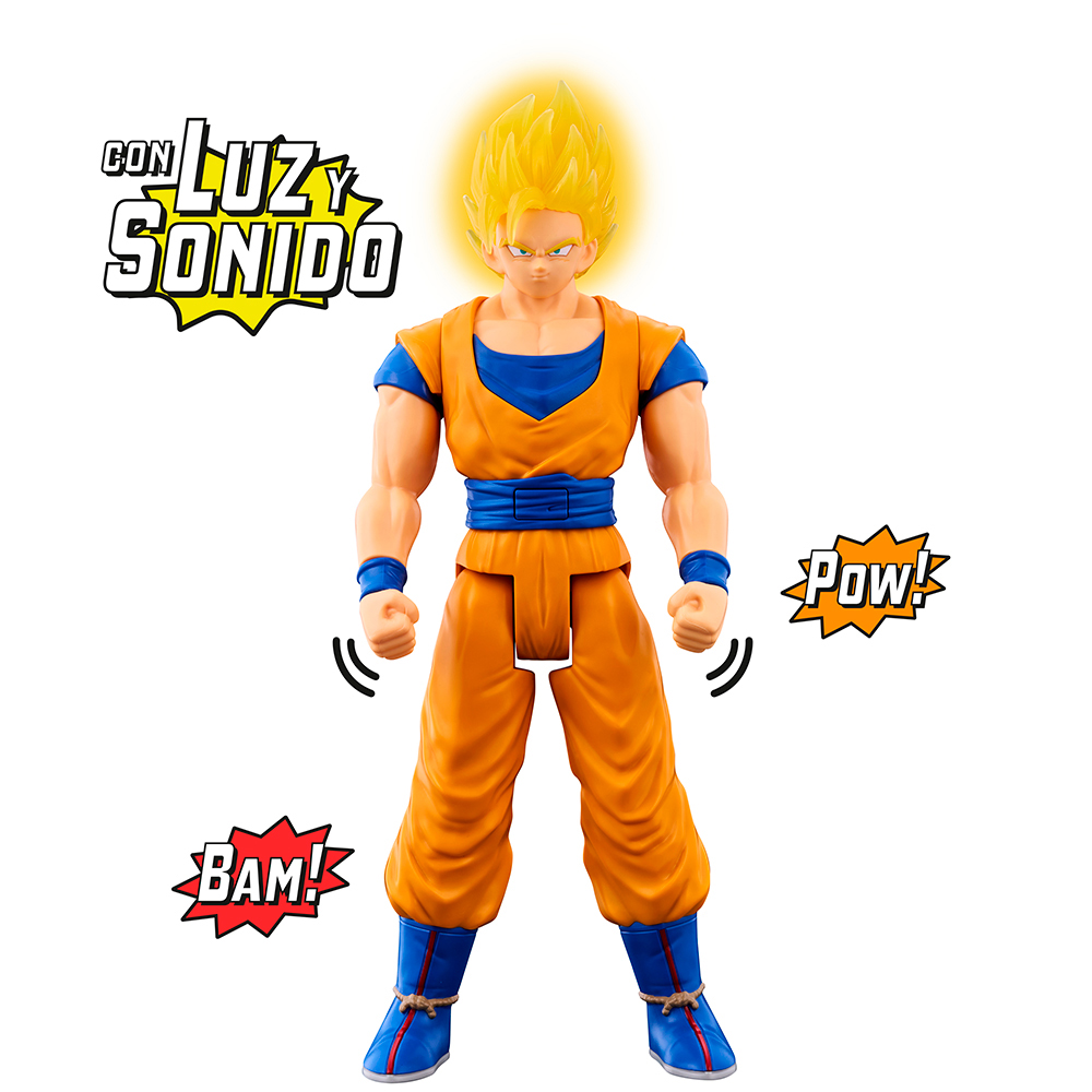dragon ball limit braker goku luz y sonido ss2 (bandai - 38566)