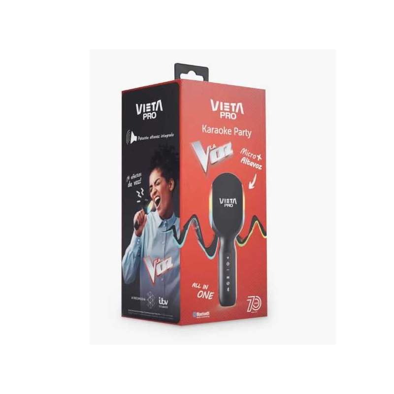 vieta microfono karaoke party la voz  (toy partner - vm-ka010bk  )