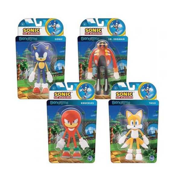 bend-ems 1 pack sonic the hedgehog asst (toy partner - 55020)