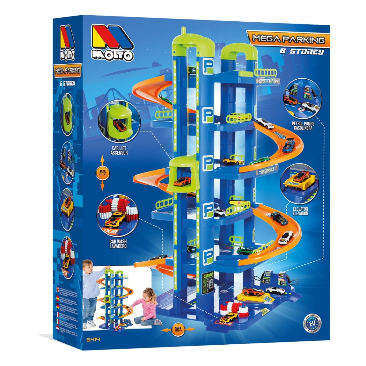 molto parking 6 plantas+5 coches (molto - 5414)
