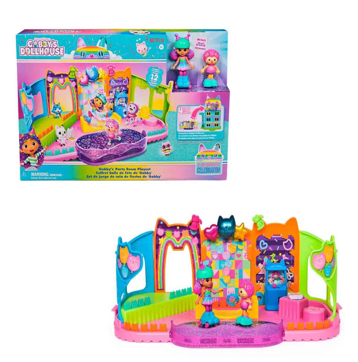 gabby´s dollhouse atico sala de fiestas (spin master - 6069755)