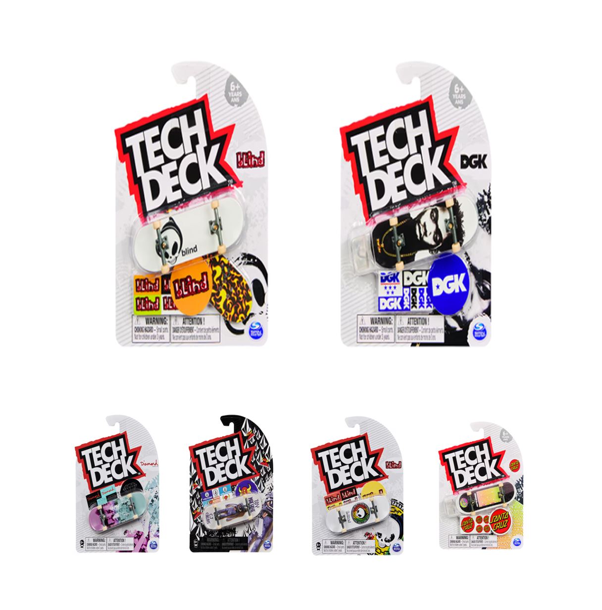 tech deck pack individual surtidos nuevo (spin master - 6067049)