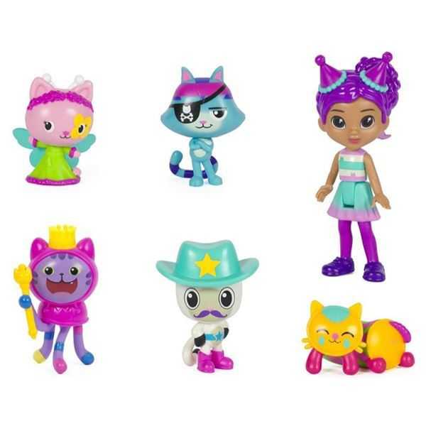 gabby´s dollhouse set figuras festivo ( spin master - 6069603)