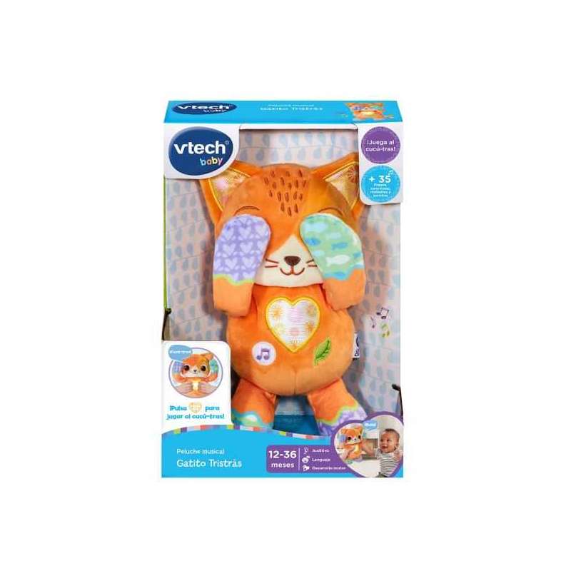 vtech peluche musical gatito tristras (vtech - 567422)