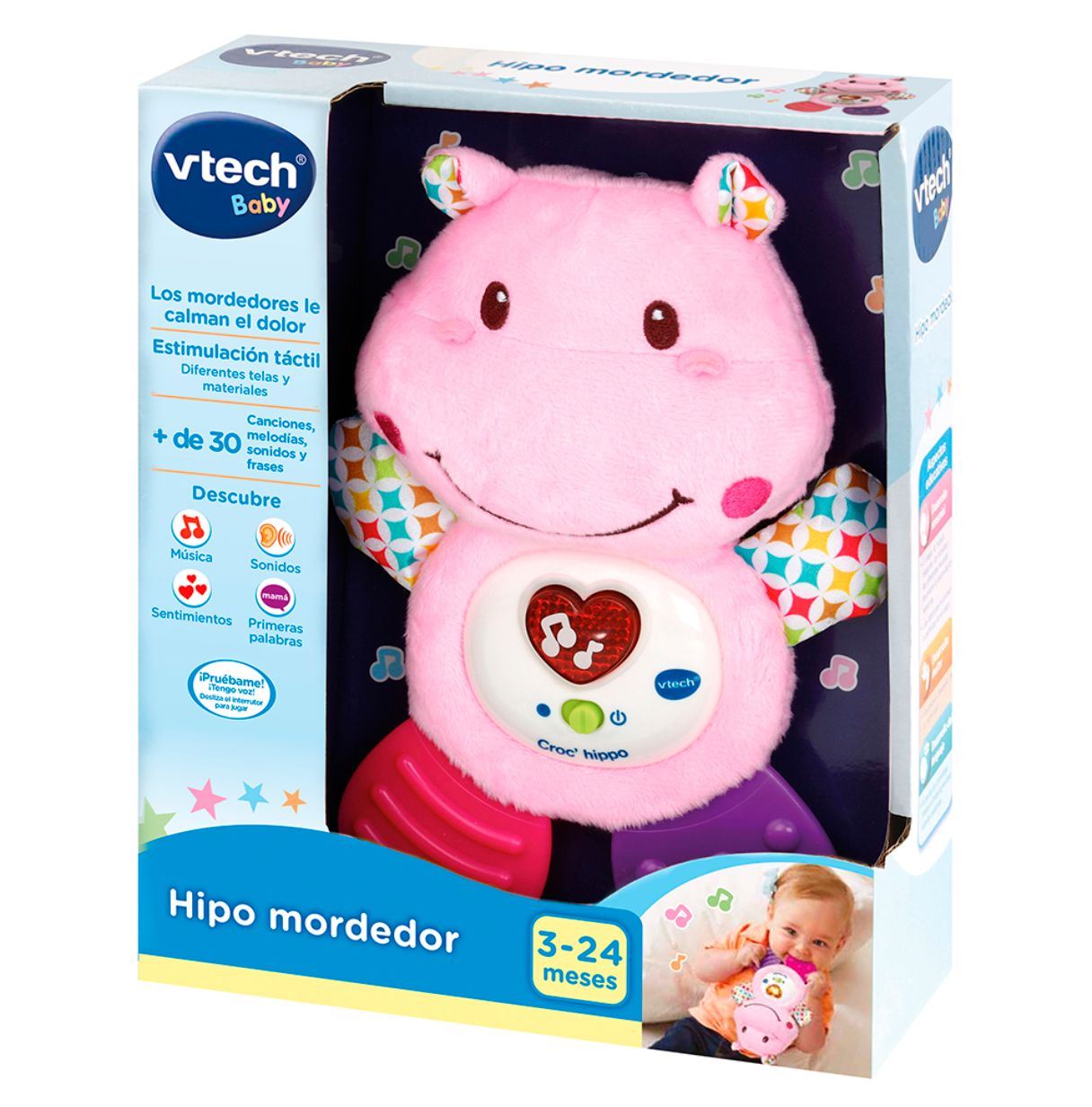 vtech hipo mordedor rosa (vtech - 502557)