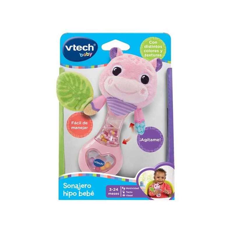 vtech sonajero hipo bebe rosa (vtech - 577357)