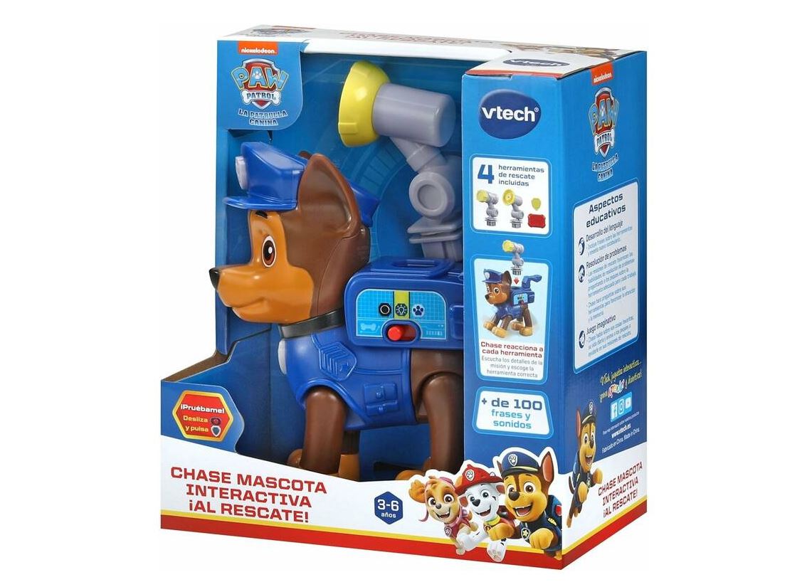 vtech chase mascota interactiva  rescate (vtech - 563122)