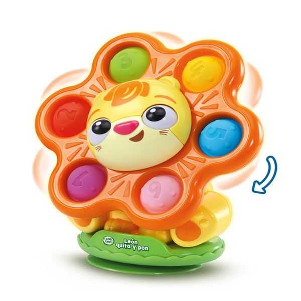 vtech leap frog leon quita y pon (vtech - 620539)