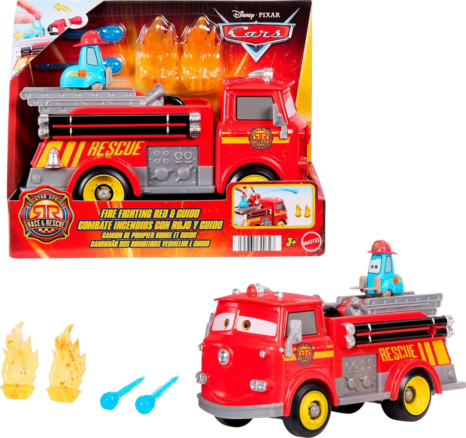 disney pixar cars hero race to the rescue (mattel - jfl54)